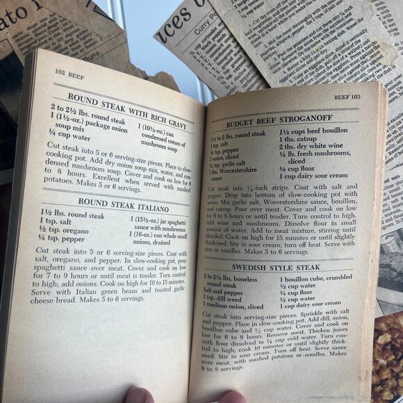 Vintage Cookbooks Bon Appetit Crockery Cookery & Ephemera Retro Recipies - Picture 9 of 14